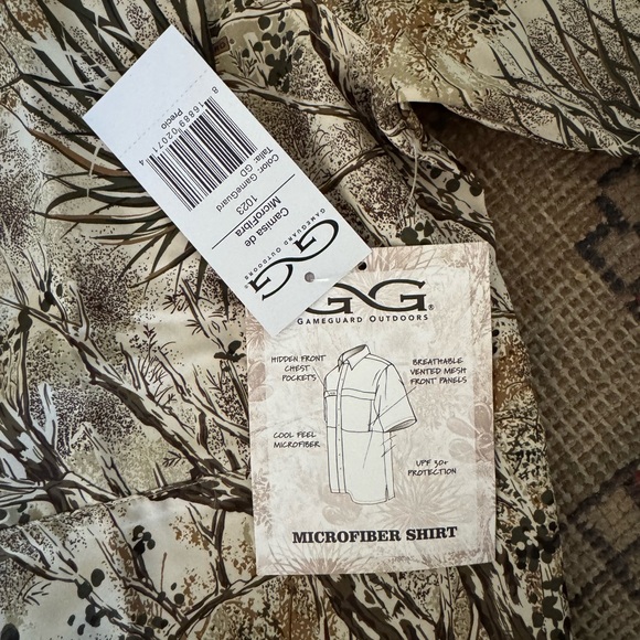 Gameguard men’s camo microfiber Shirt - Picture 4 of 4